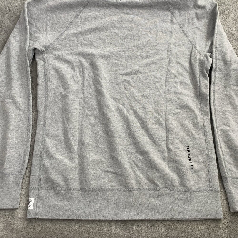 Reigning Champ x Top Dawg Ent Sweatshirt Mens Large Gray Pullover Sweater Cotton - Picture 11 of 12